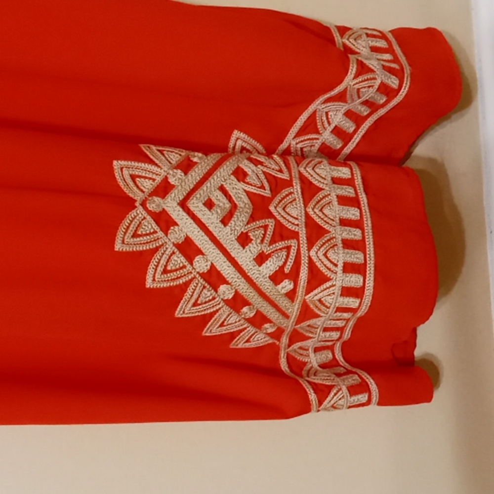 THML Embroidered Maxi Dress XS - Picture 4 of 5